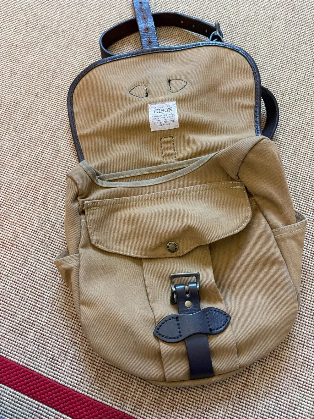 FILSON RUGGED TWILL SMALL FIELD BAG